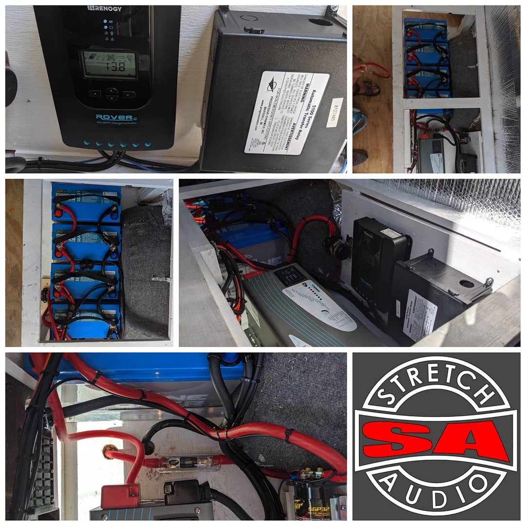 RV Amplifier & Battery Install